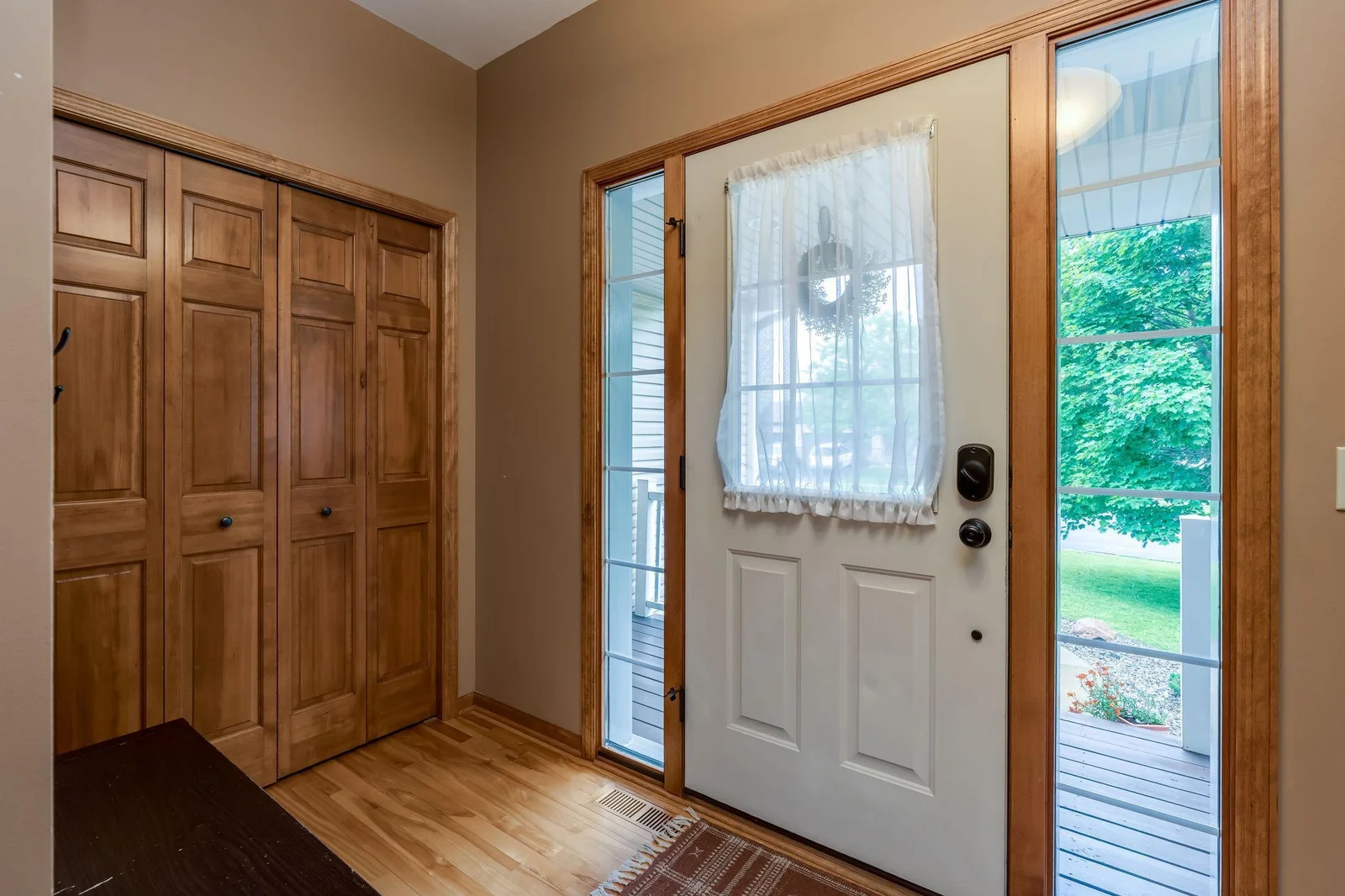 Nice welcoming entry way.