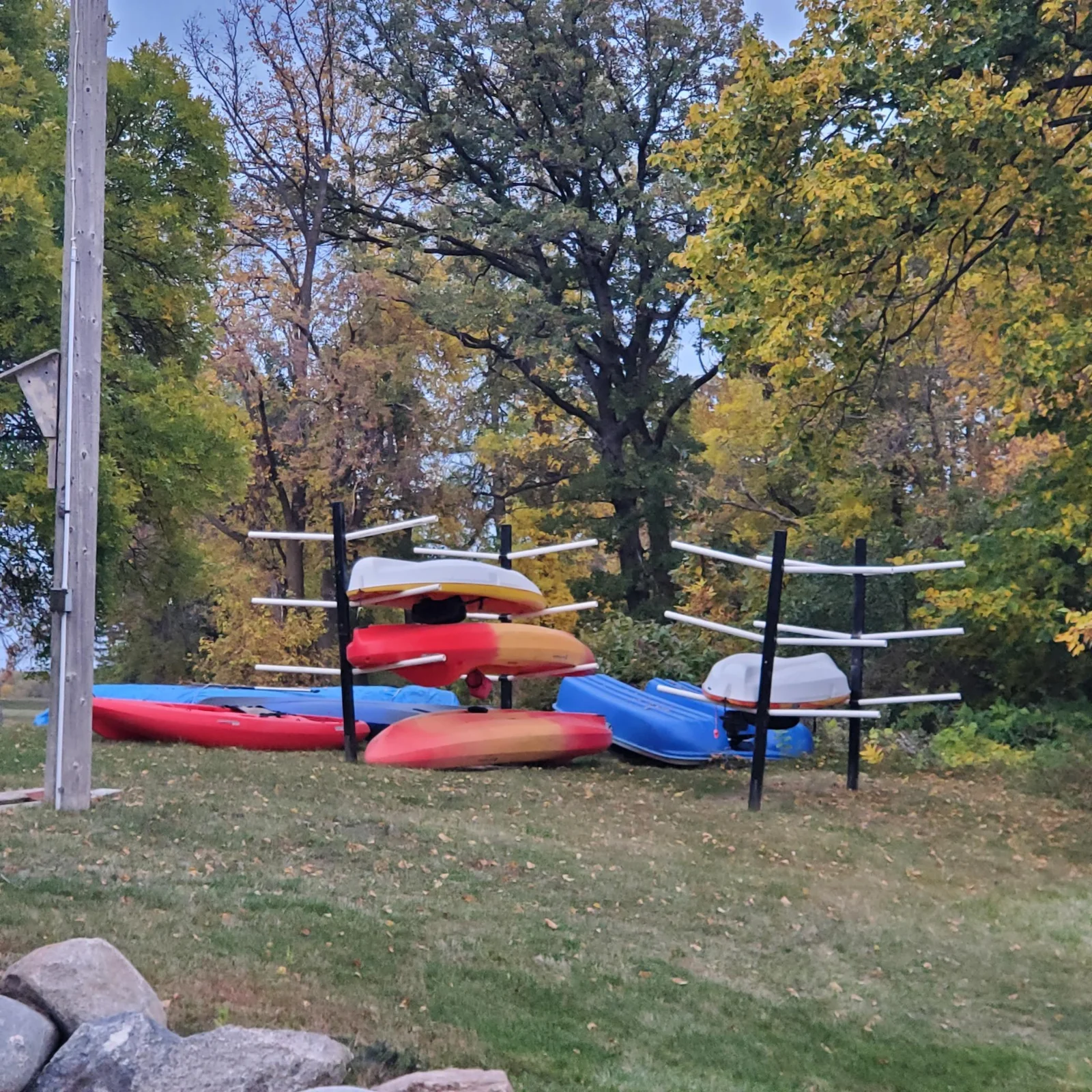 Canoe and Kayak storage