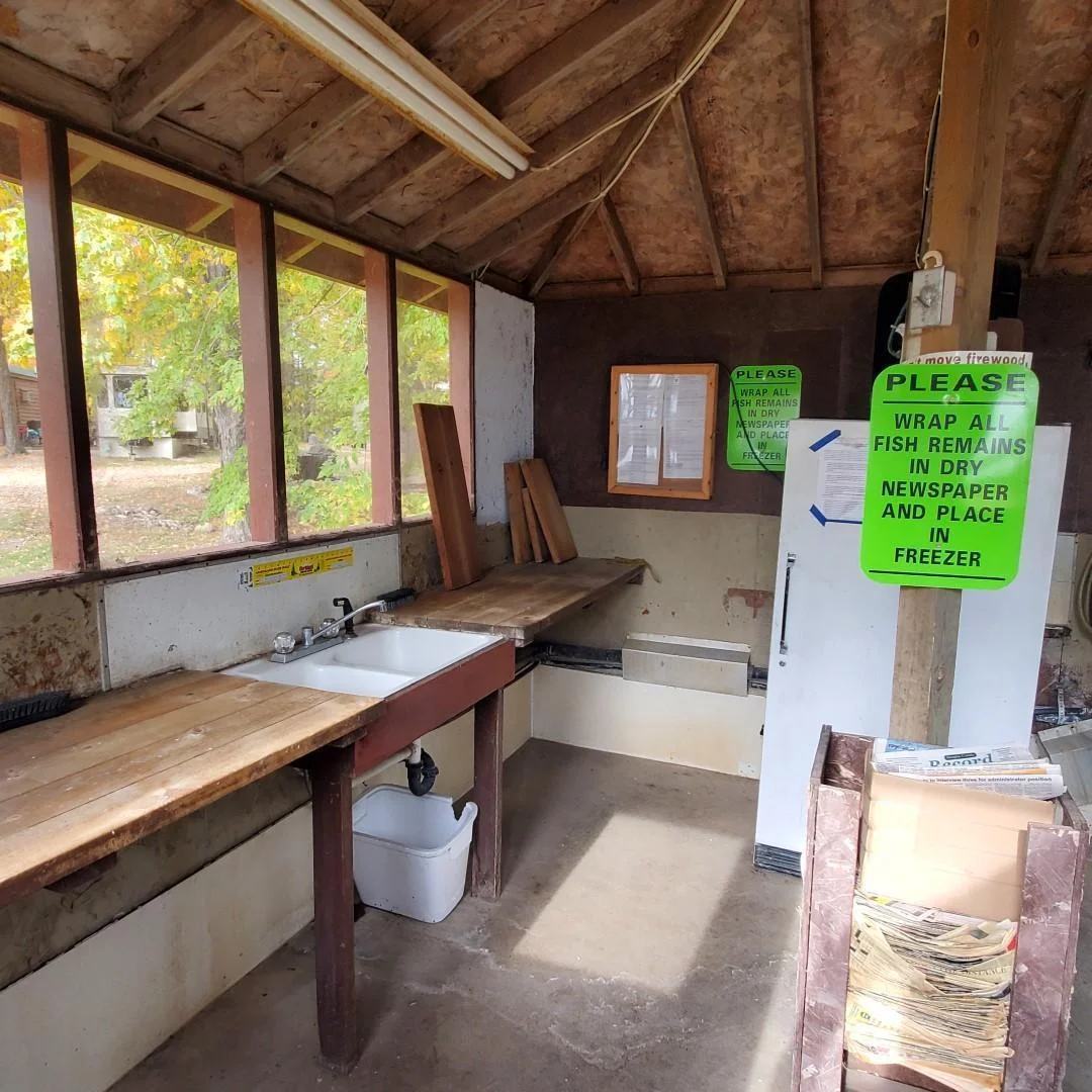 Fish Cleaning shed inside