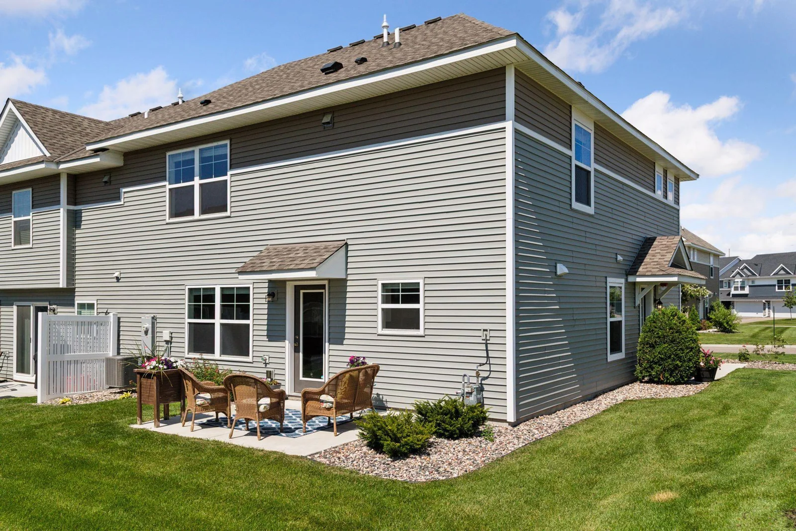Exterior of the home