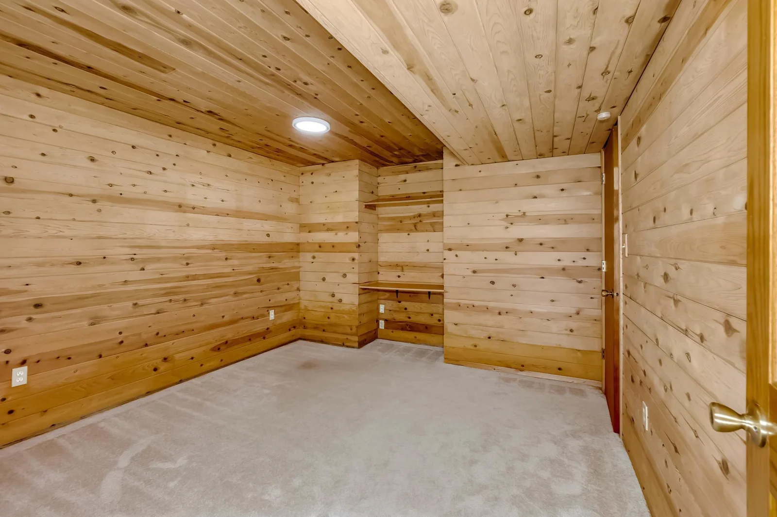 Cedar lined Office