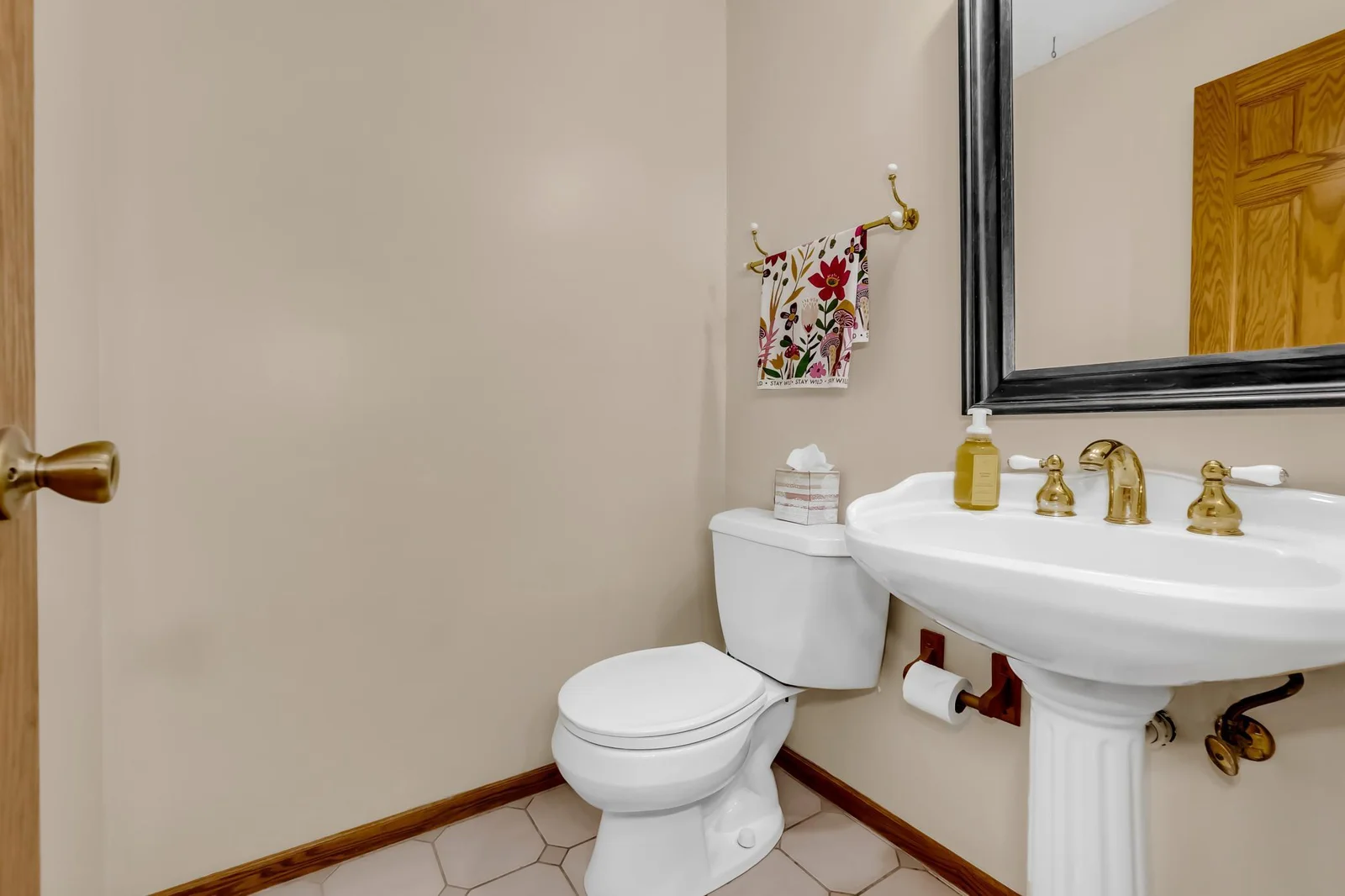 Main floor powder room