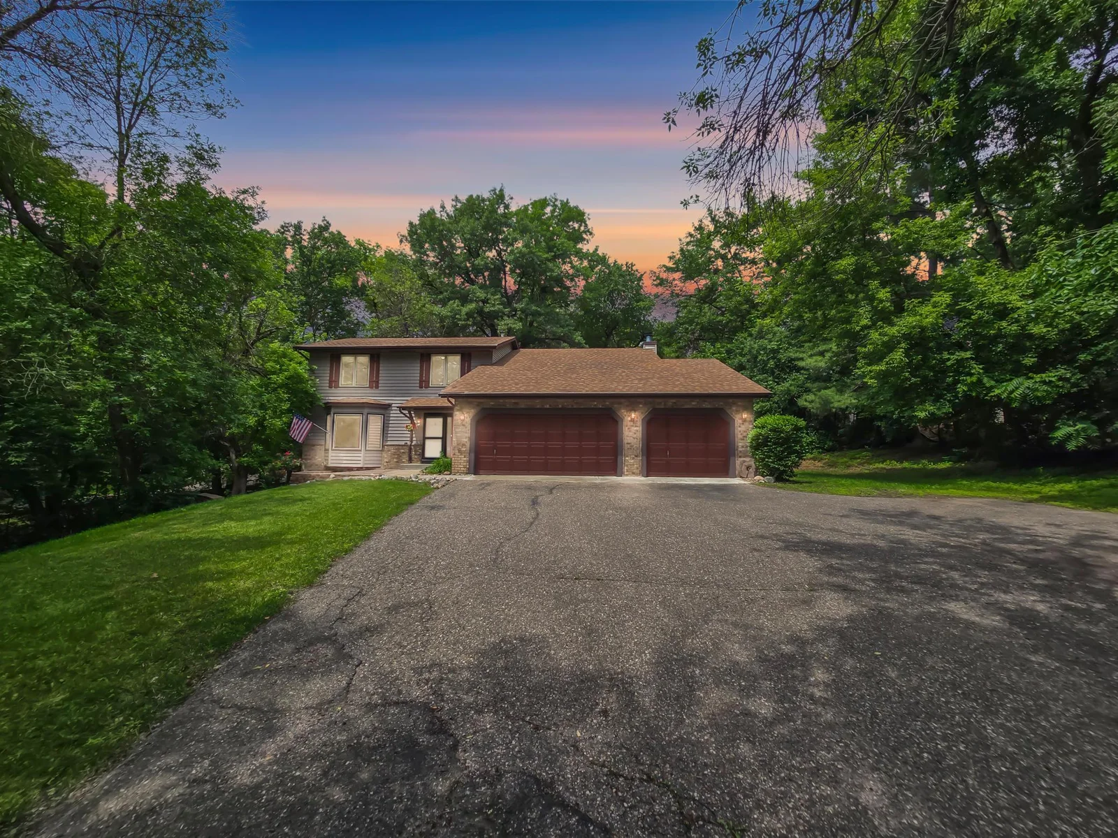 Exterior front twilight
