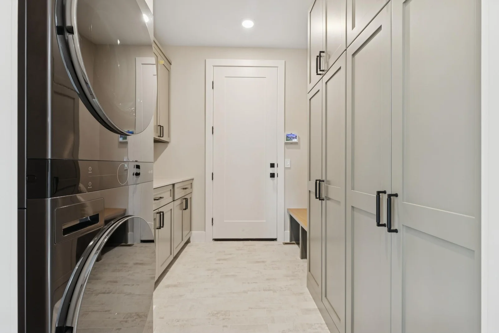 Laundry area on main floor off the mudroom from garage.