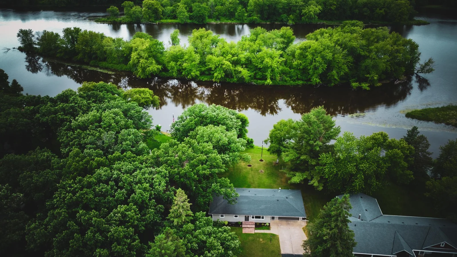 Island in the river creates added privacy and uniqueness with no neighbors visible across the water.jpg