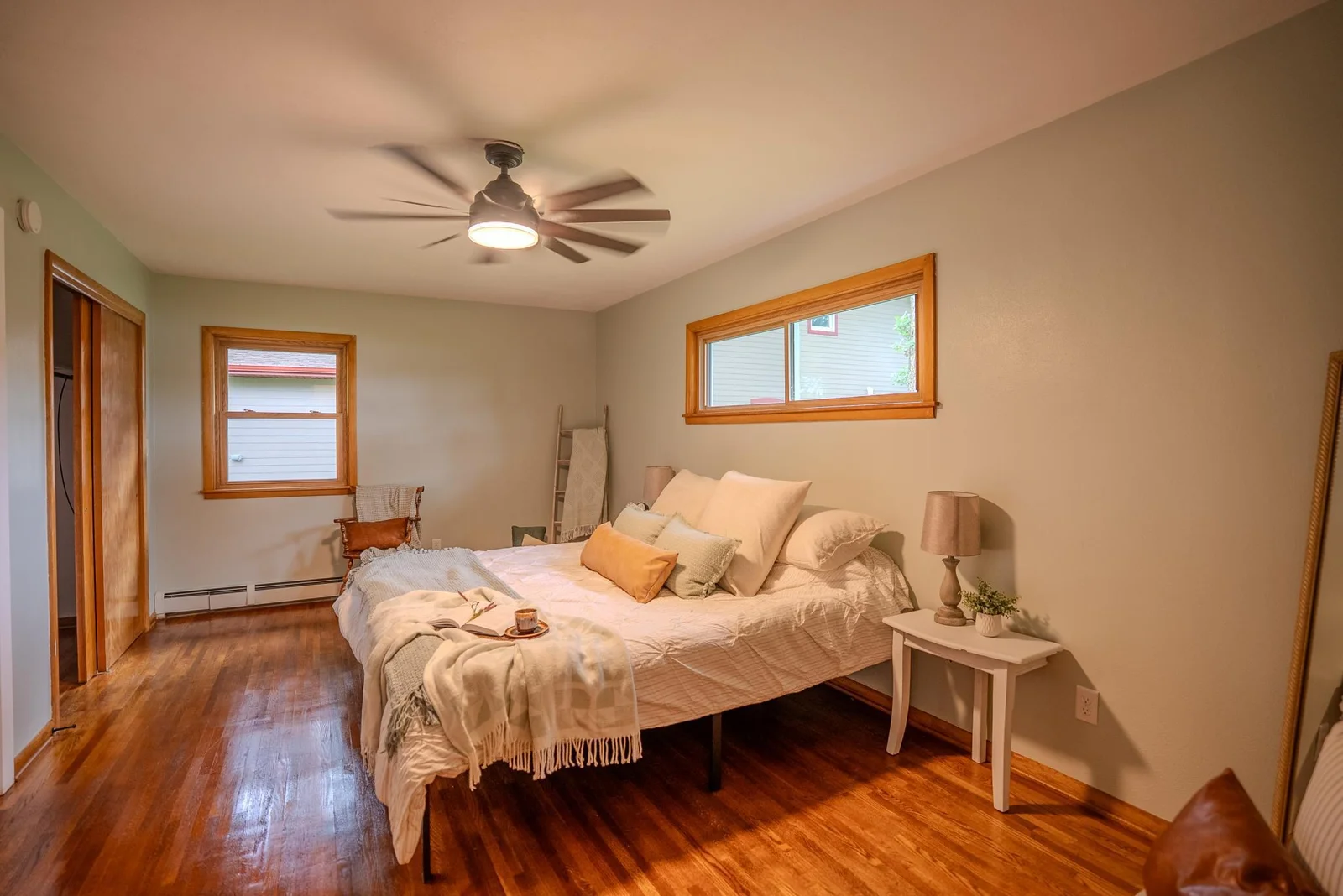 Bedroom 1 on main level with 2 closets.jpg