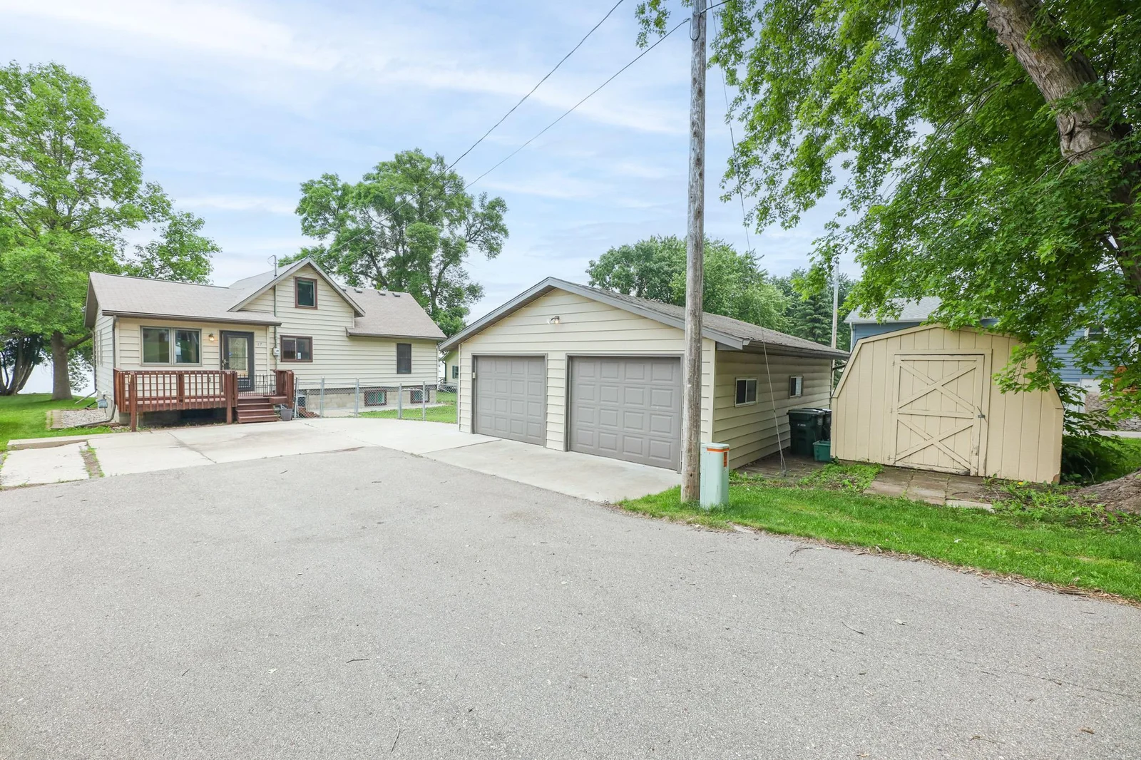 Detached Garage & Shed