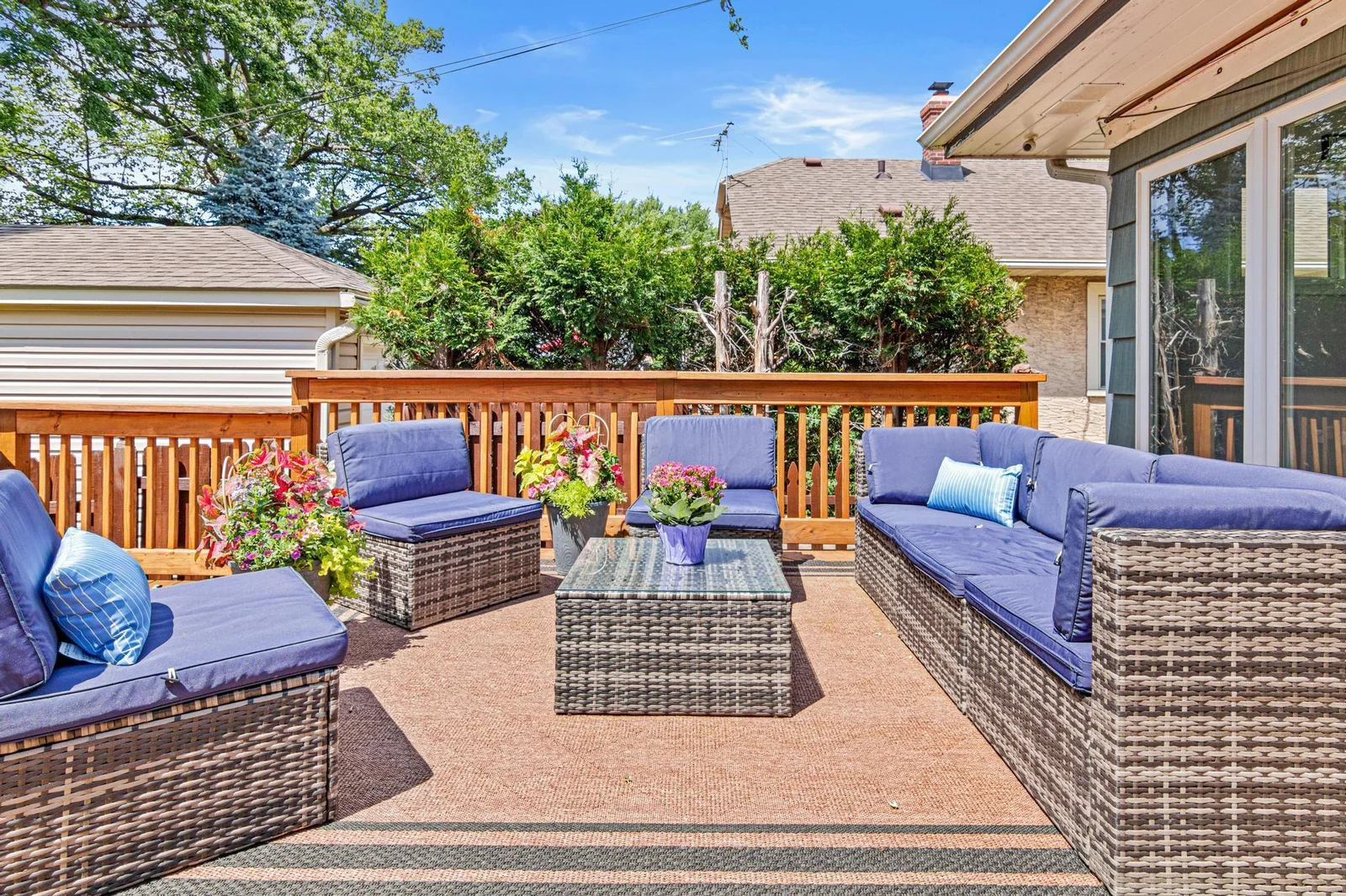 Sunny deck