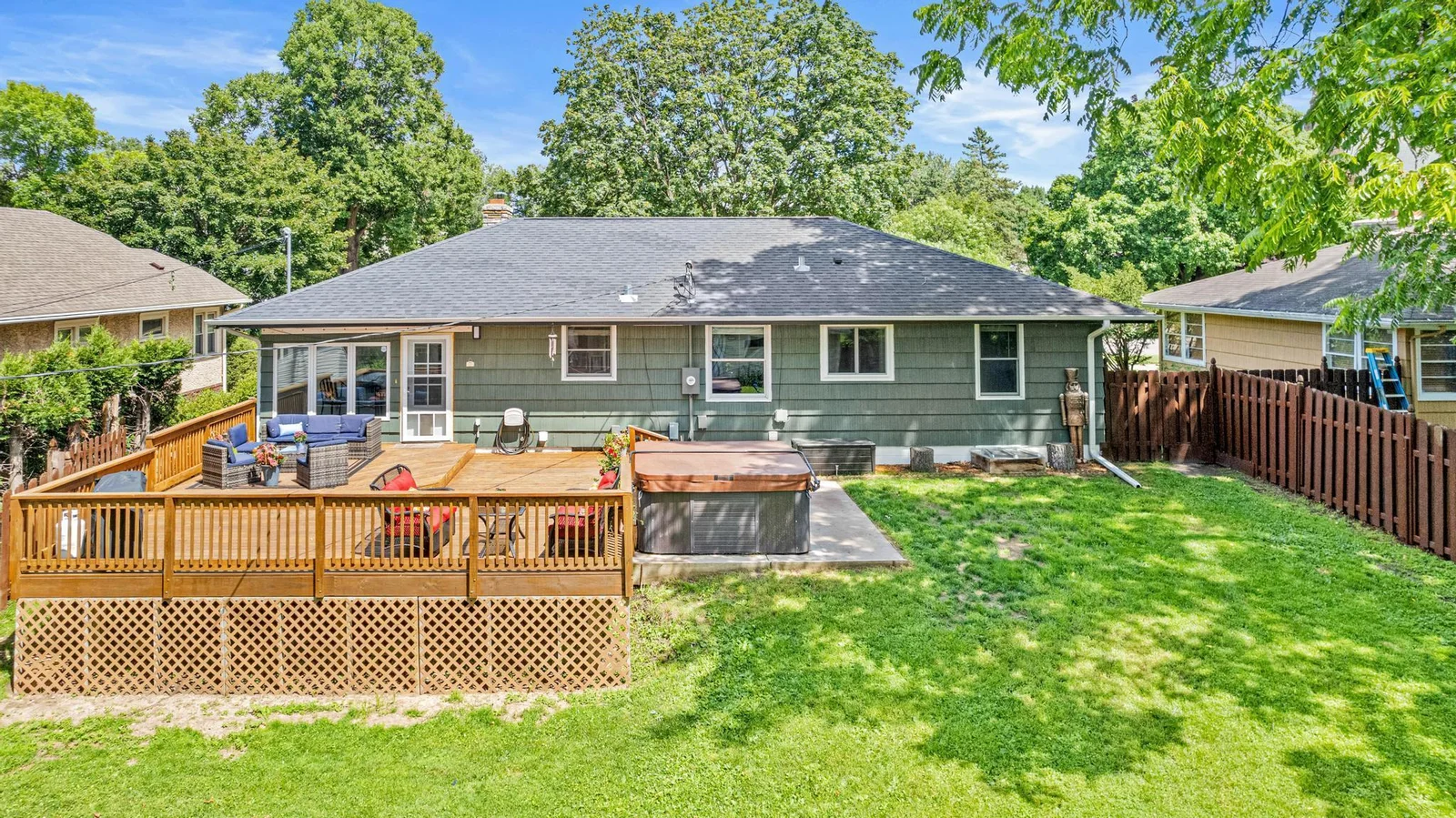 Rear View of Home