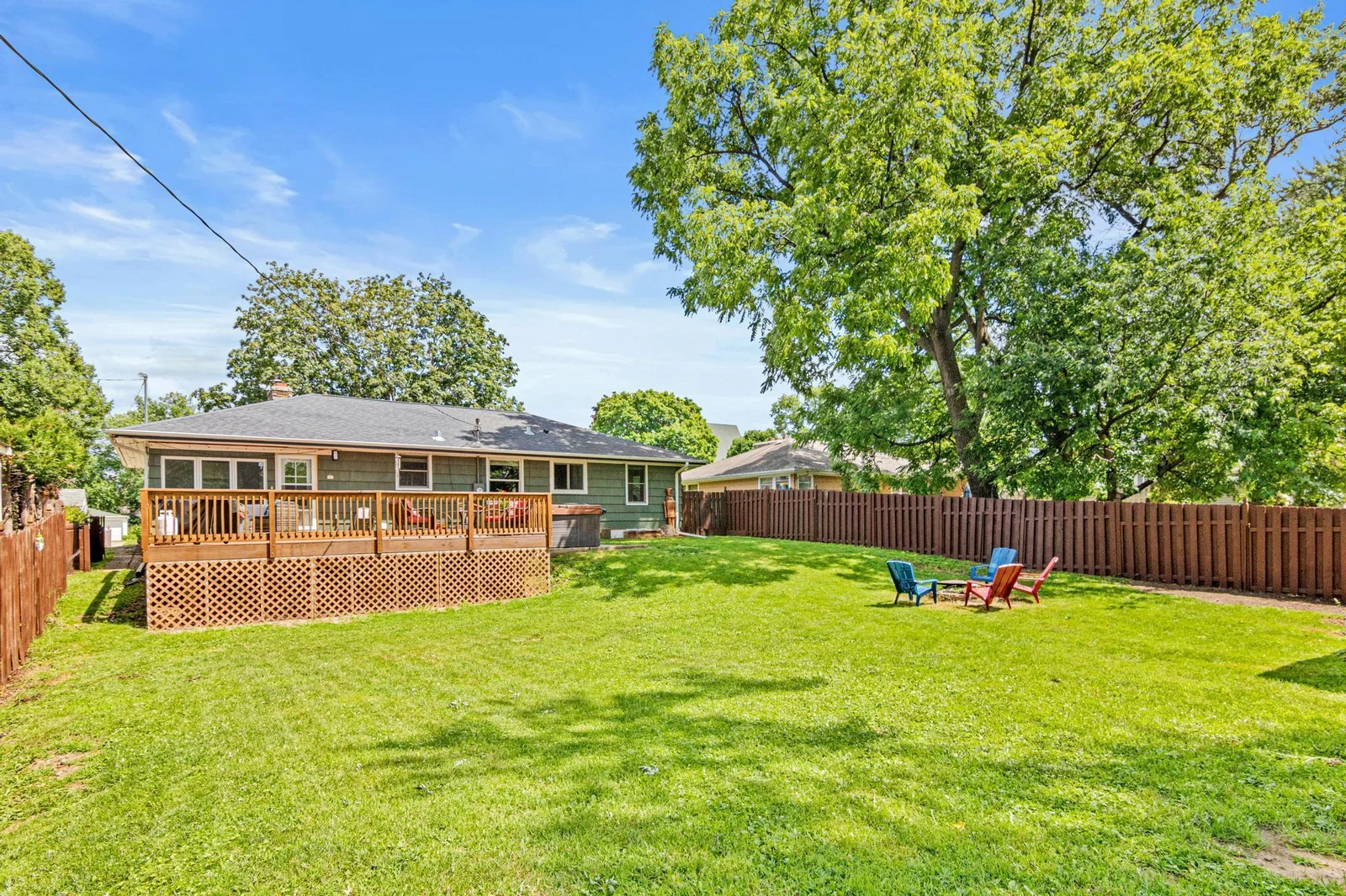 Room for a pool, sport court, or garden
