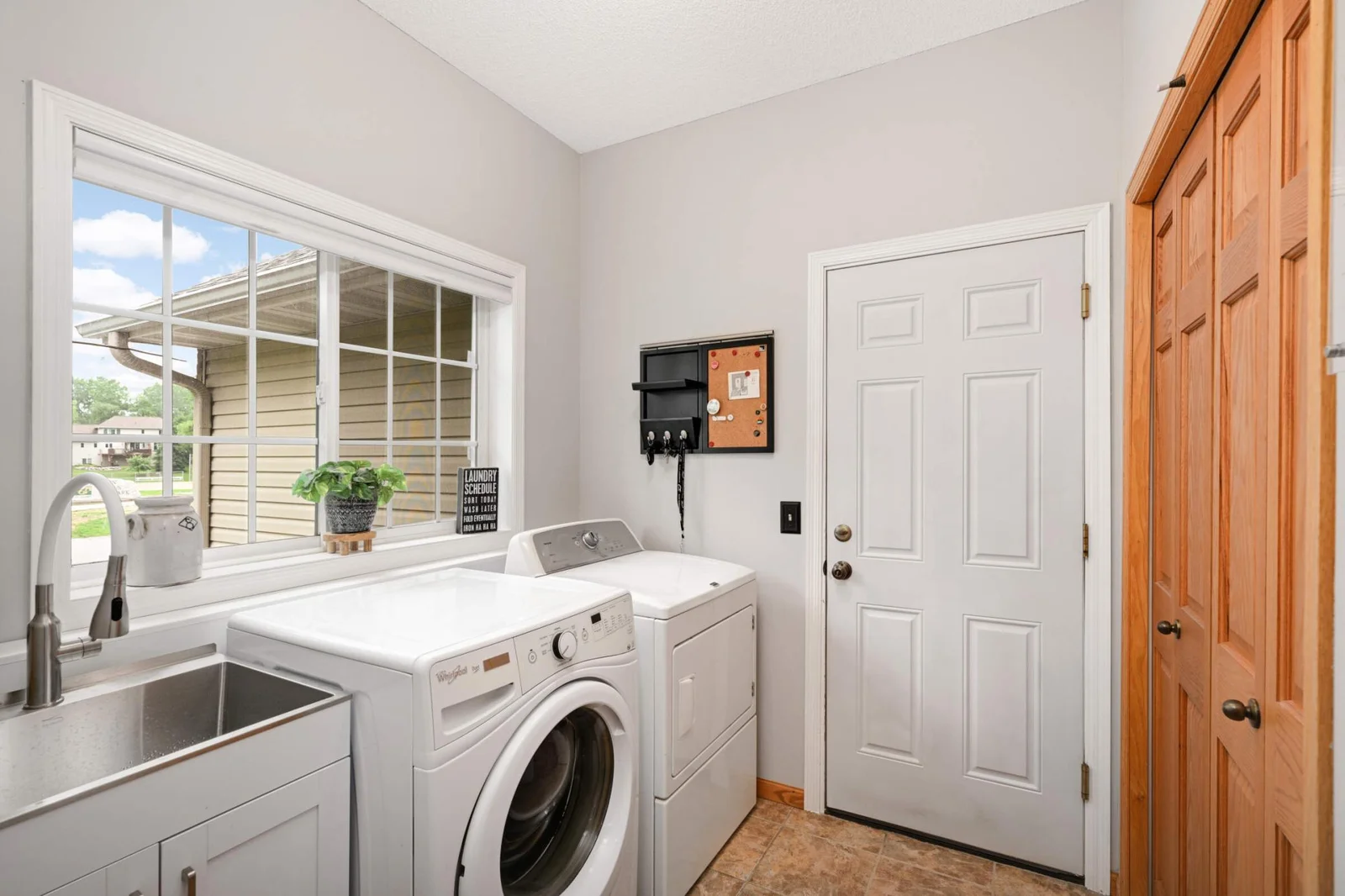 Main-level laundry
