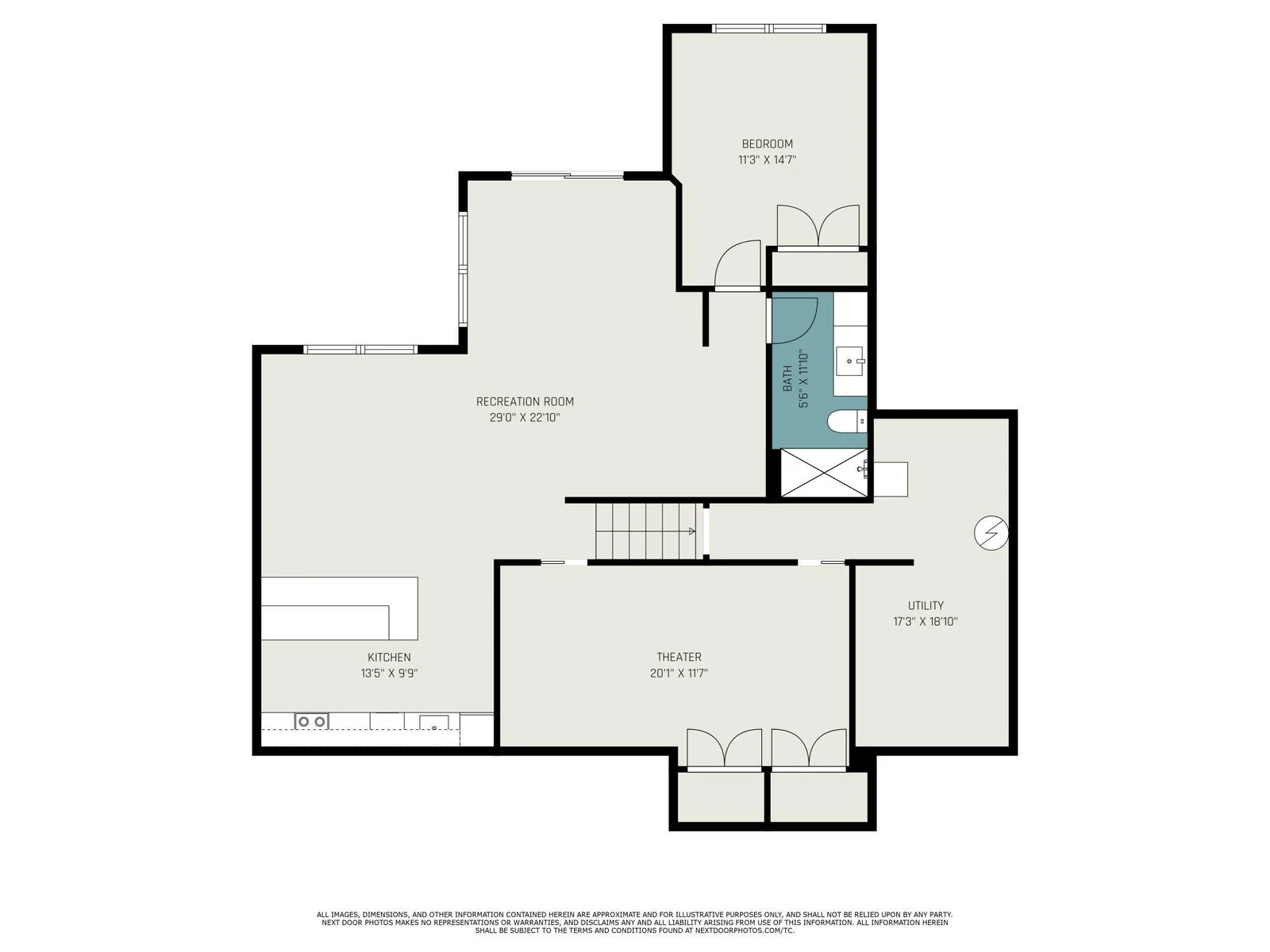 Square footage is approximate.