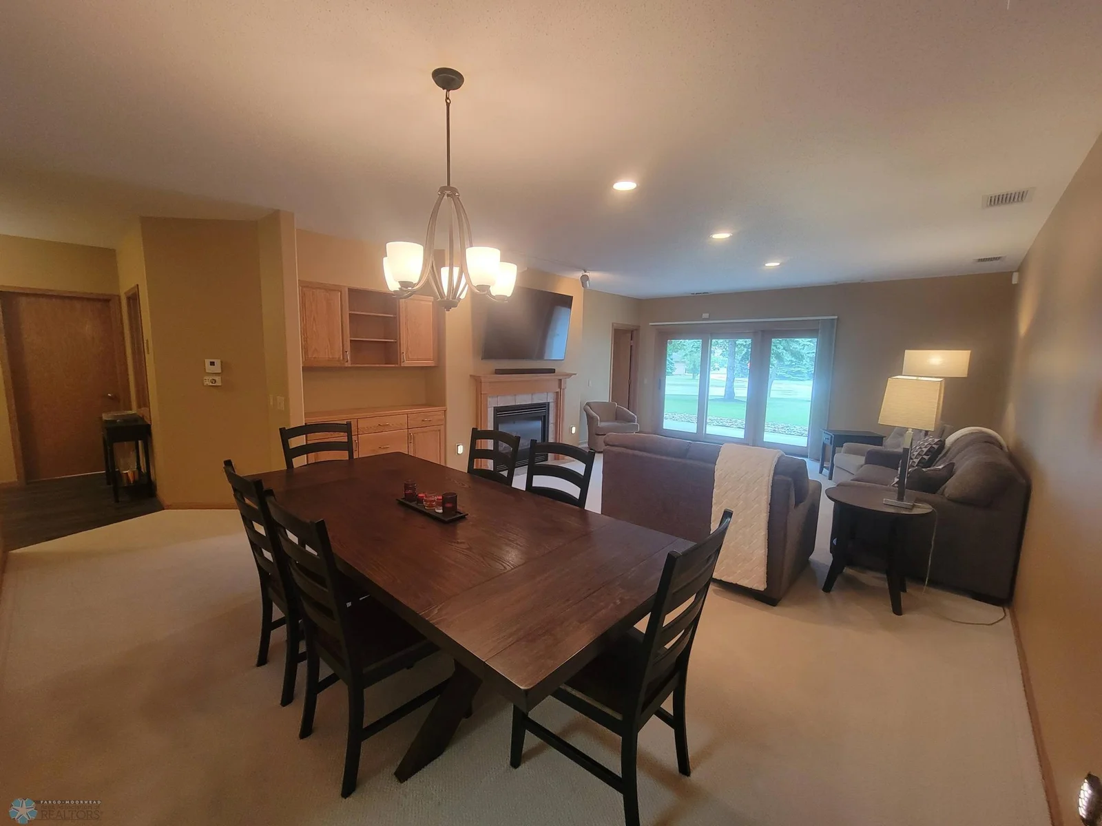 Living Room & Dining