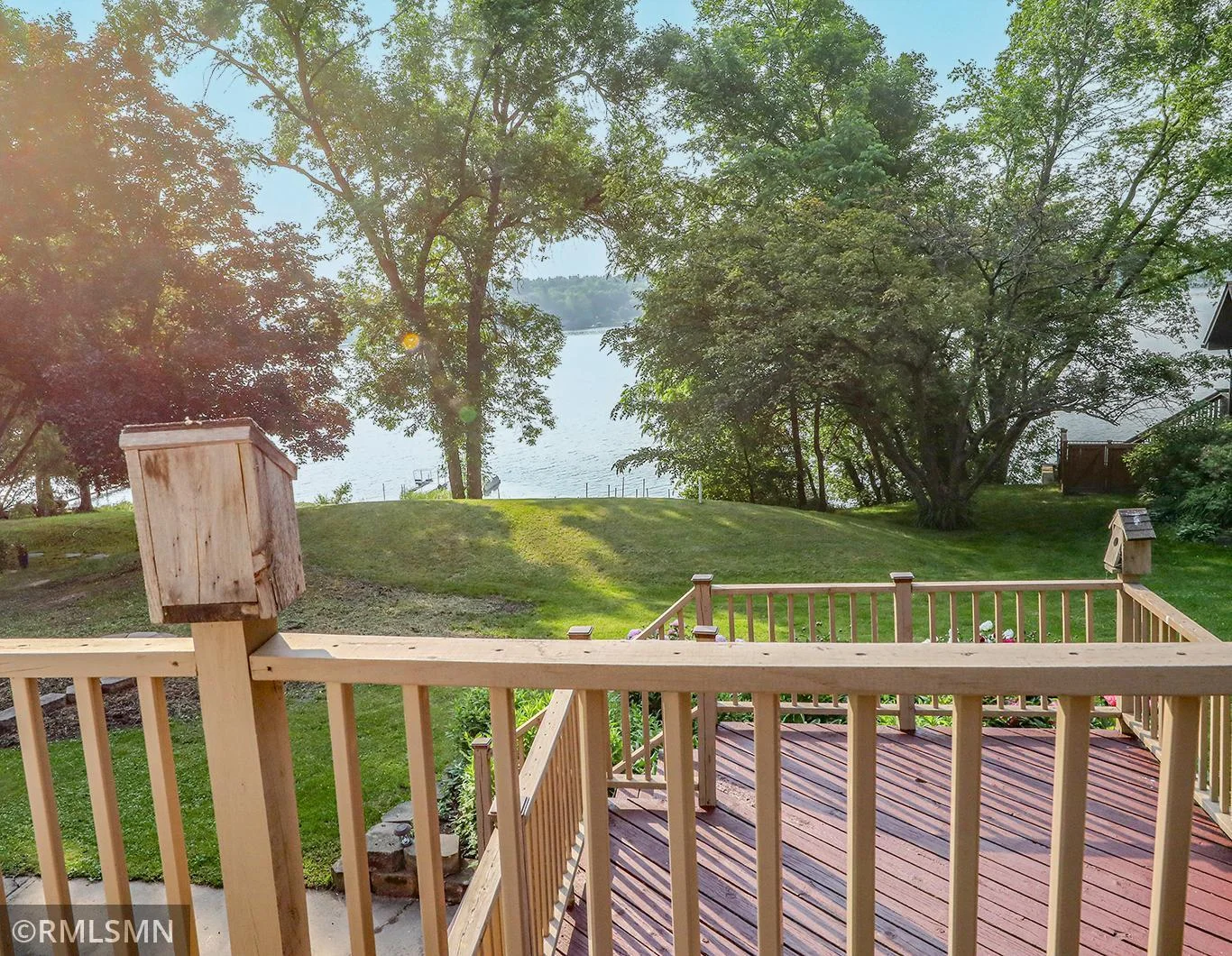 view from second floor deck