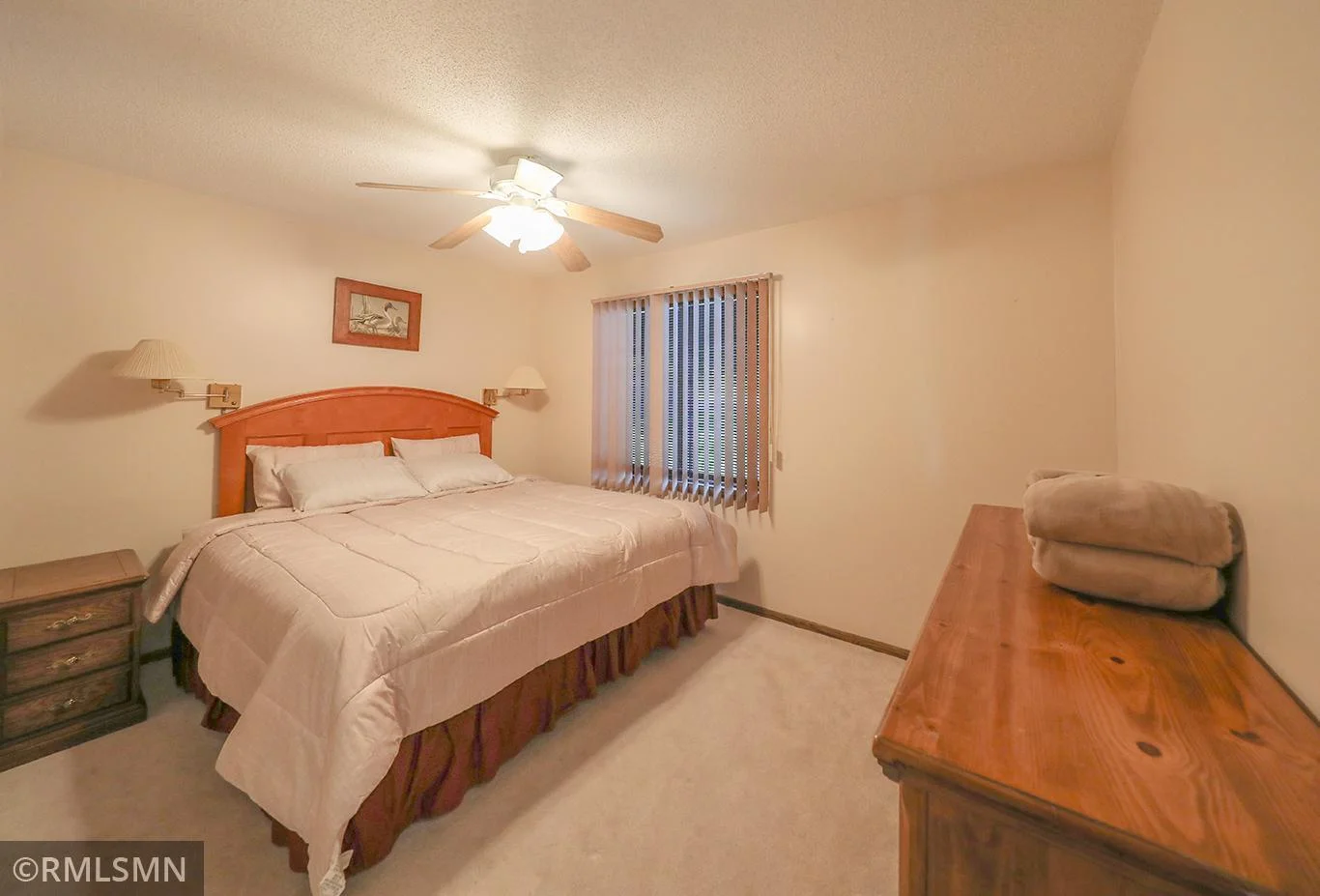 Main bedroom has room for a king size bed and more!