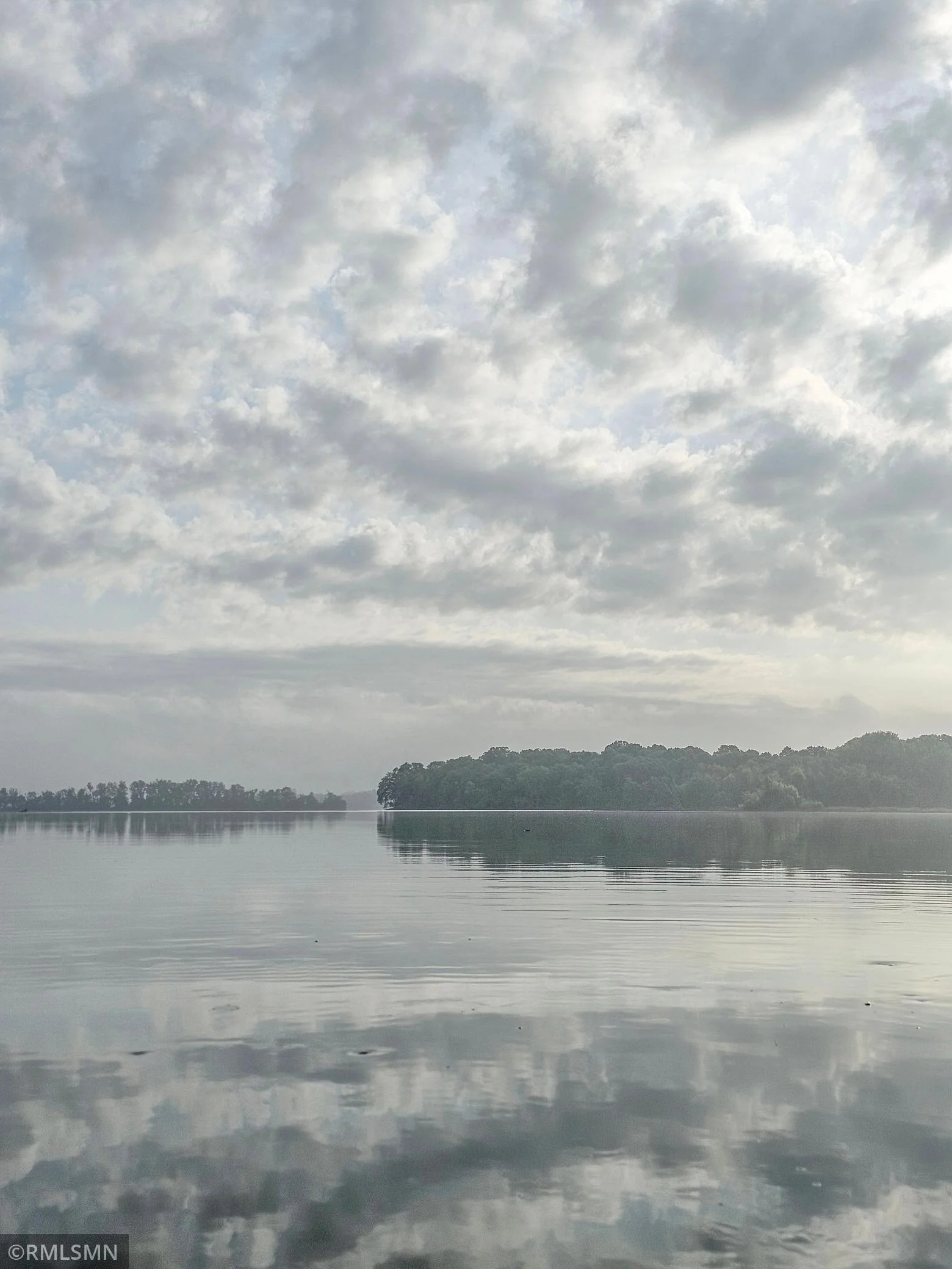 Morning view from off the dock