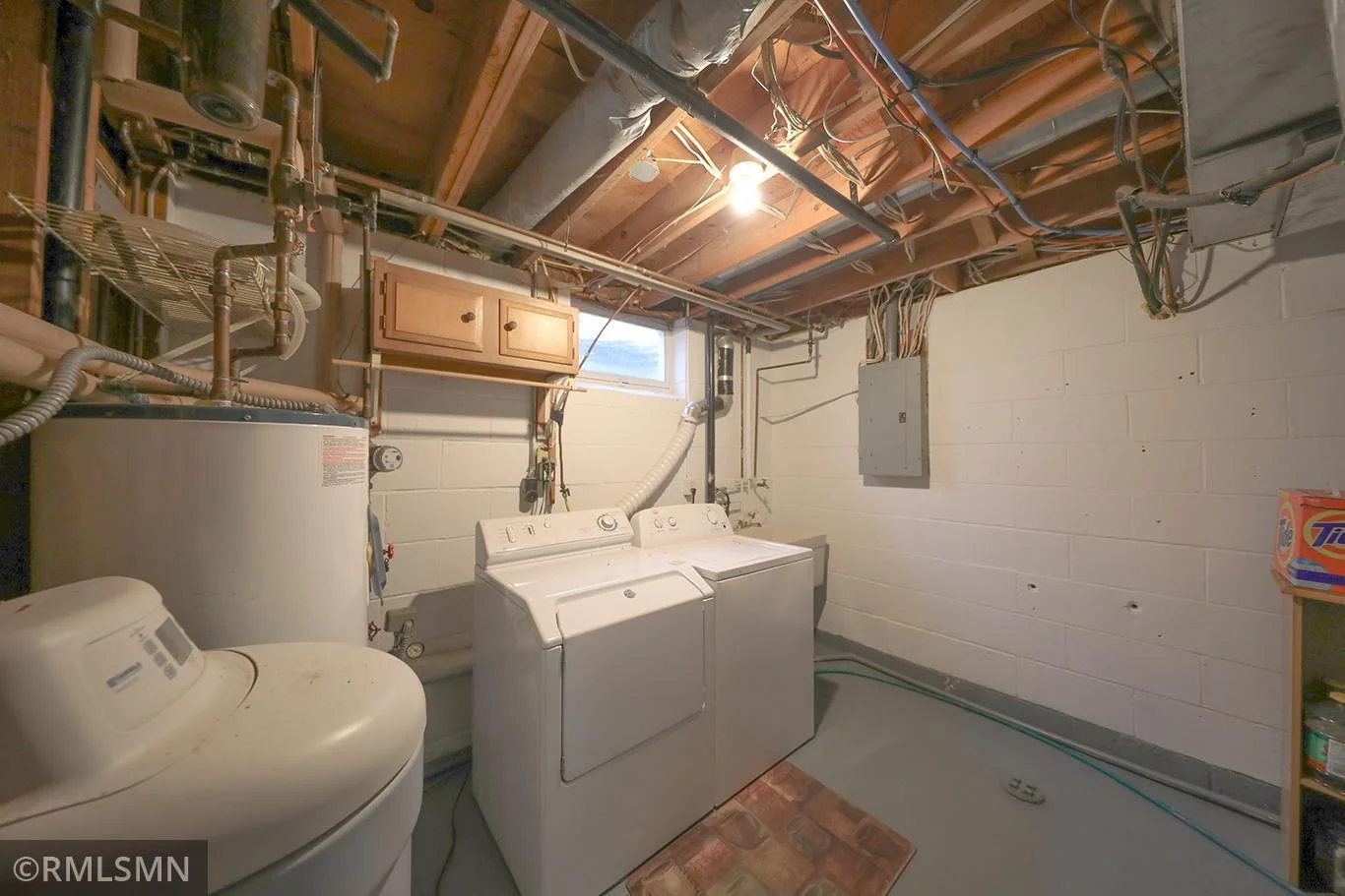 Utility room has plenty of storage space