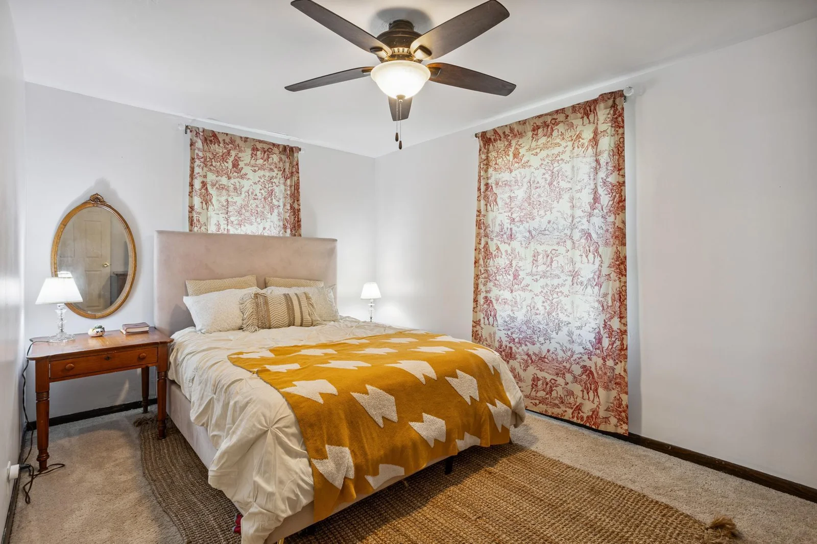 Main floor primary suite