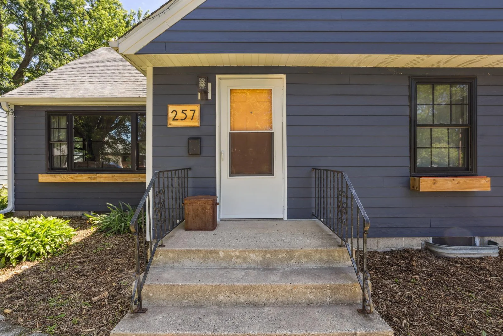 Front door steps