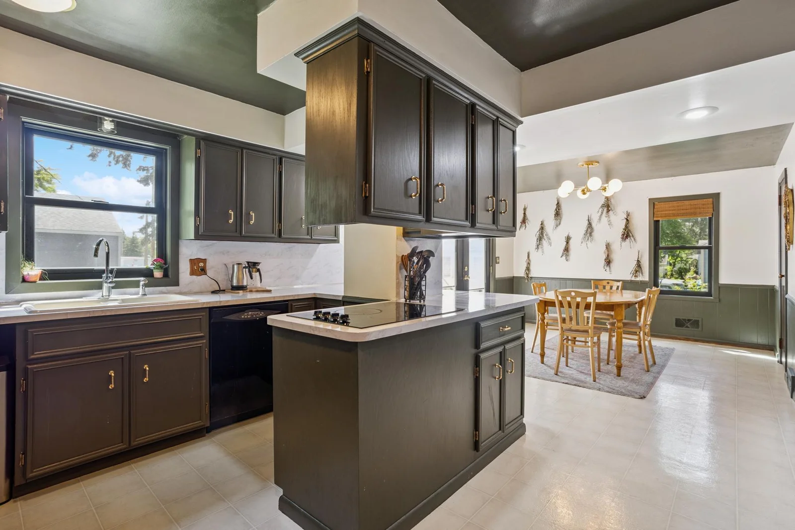 Kitchen and dining room