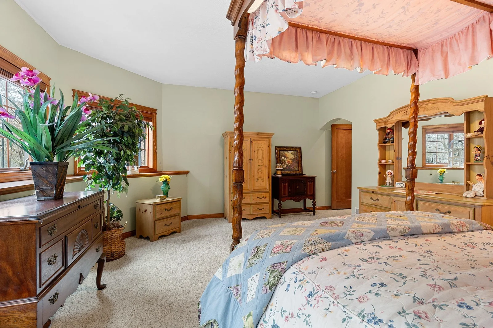 Lower-level second bedroom
