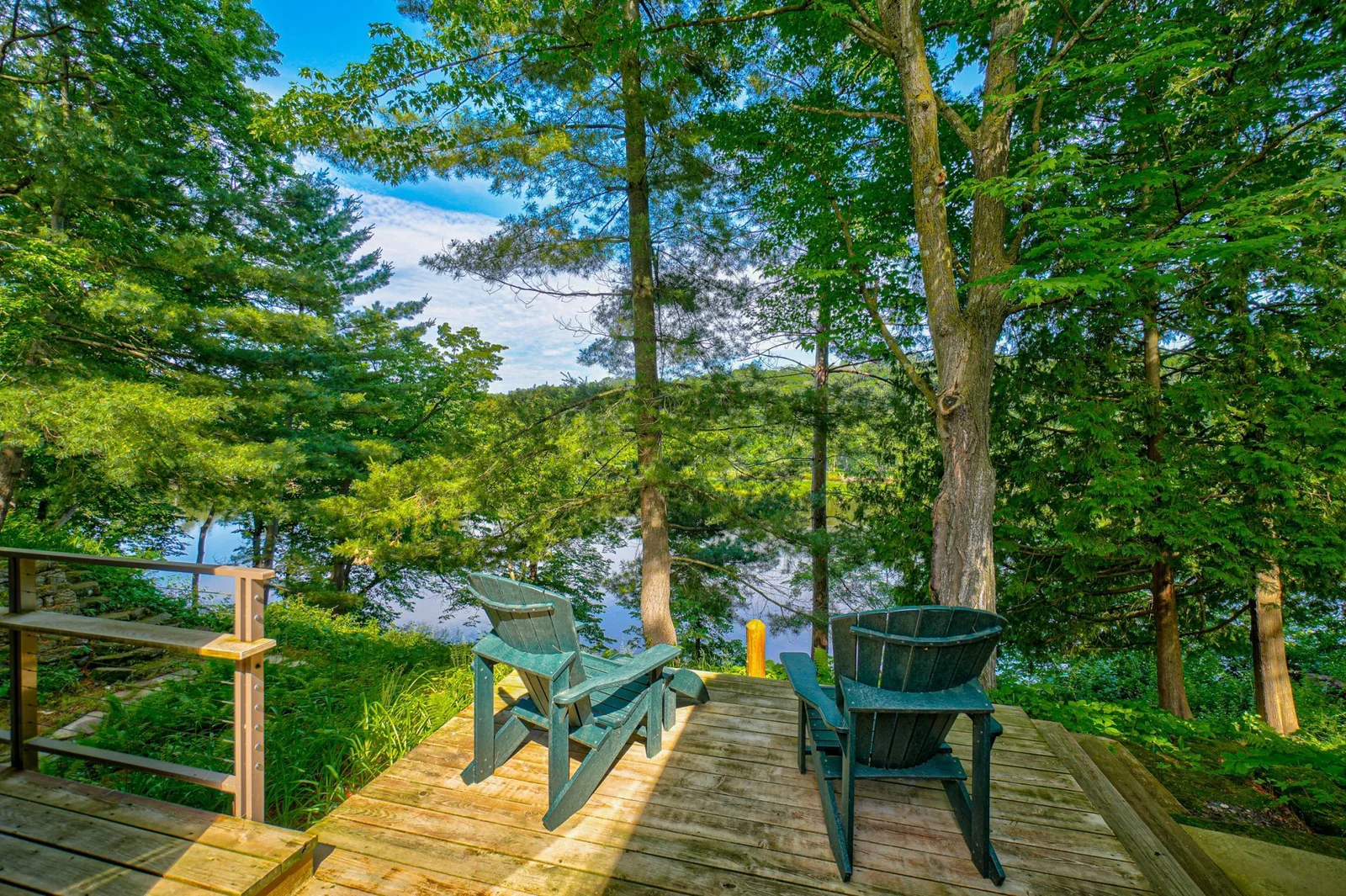 Views from the south deck