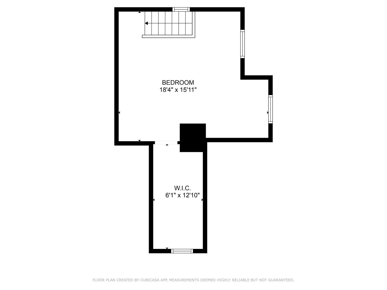 Third level floor plan