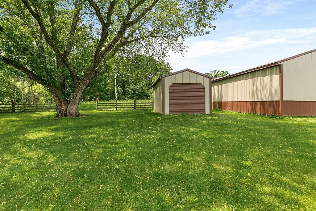 Storage shed used for water toys