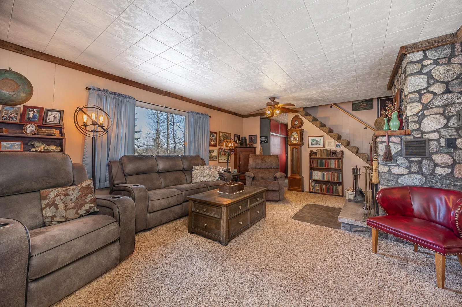 Lakeside living room