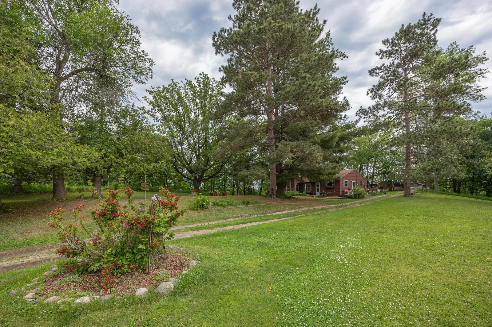 Over 10 acres of land and 700 feet of shoreline