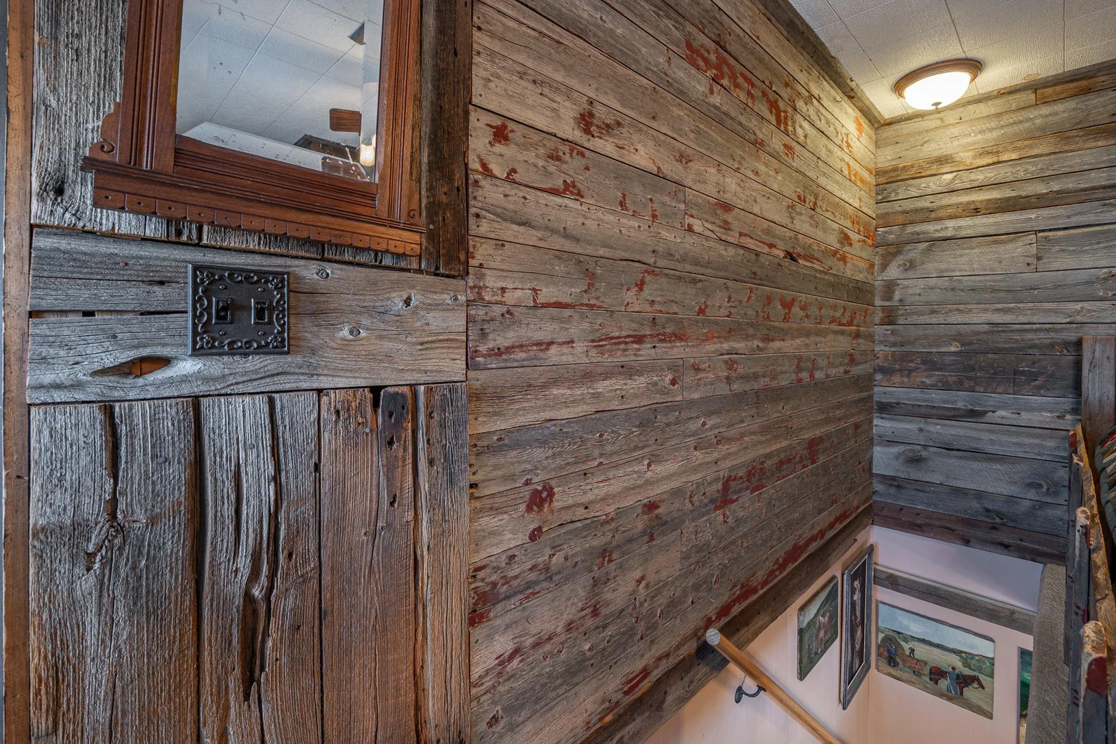 Accent wood wall