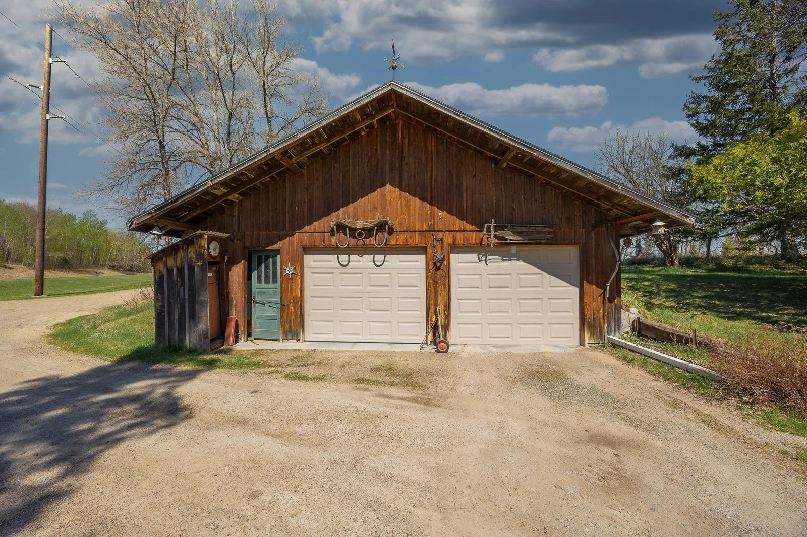 Two stall garage