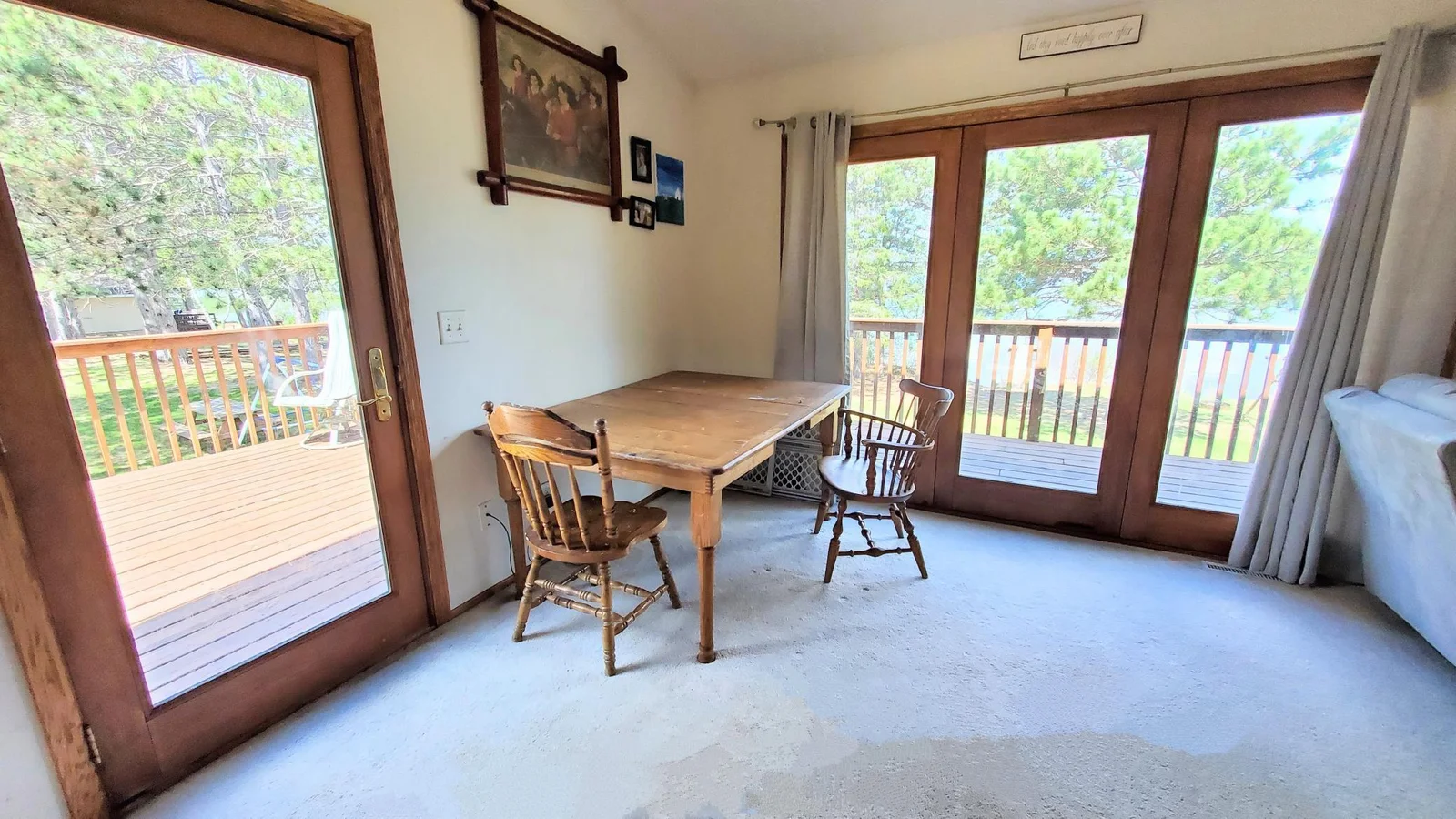 doors to deck