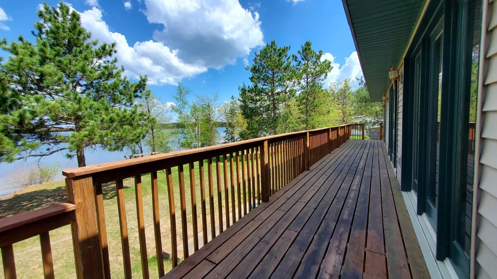 deck from upper level