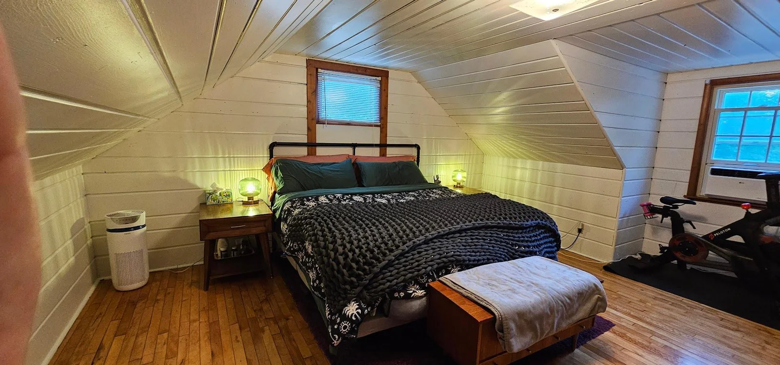 Light & fresh upstairs bedroom finishes