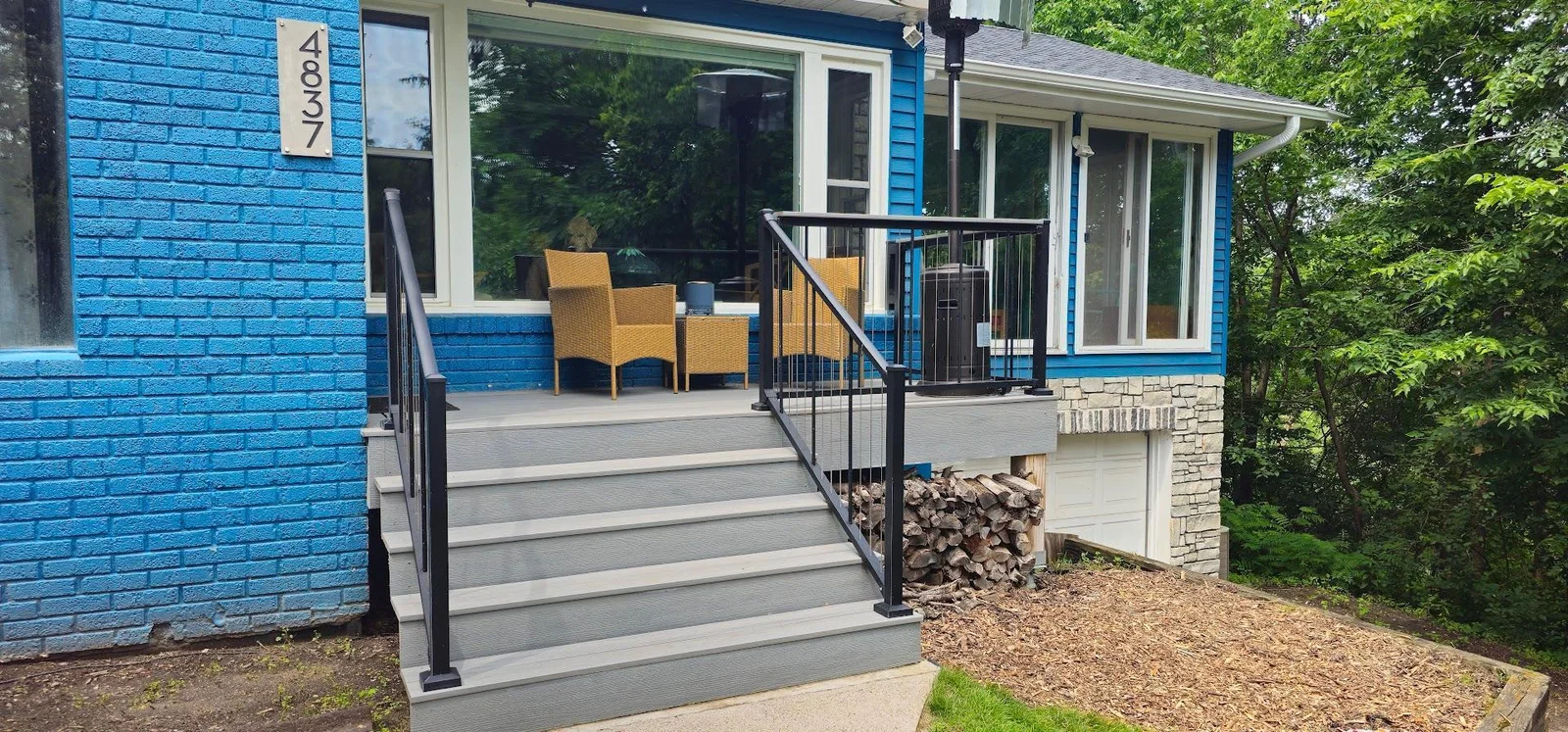 Close up Front Porch