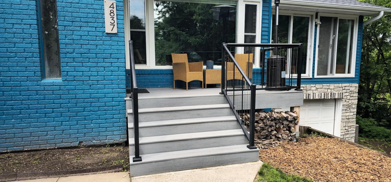 Great Walk-Up Front Porch
