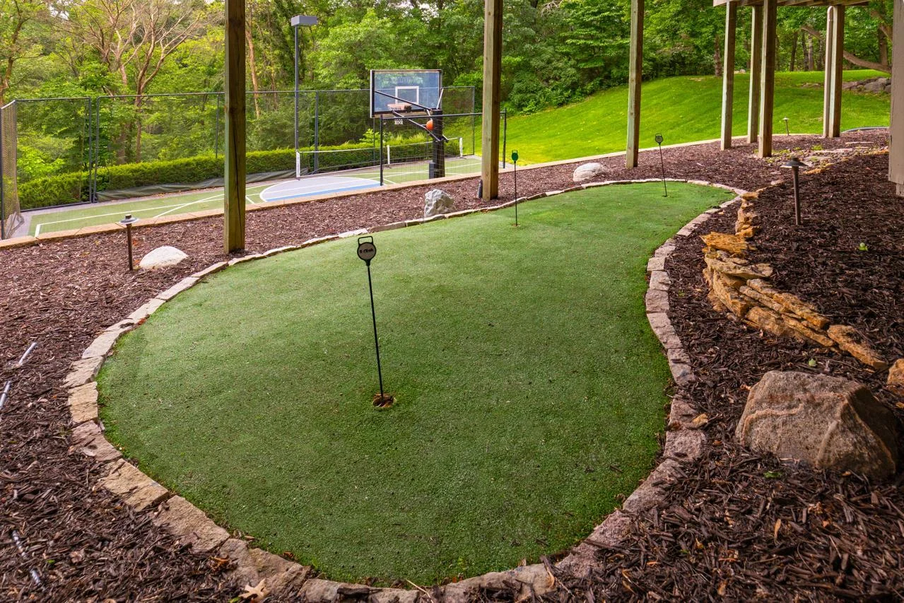 Personal putting green.