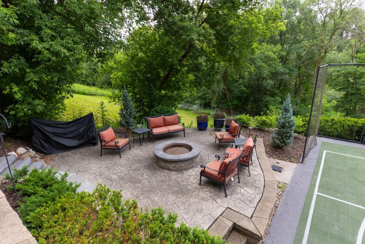 Enjoy nights surrounding the firepit.