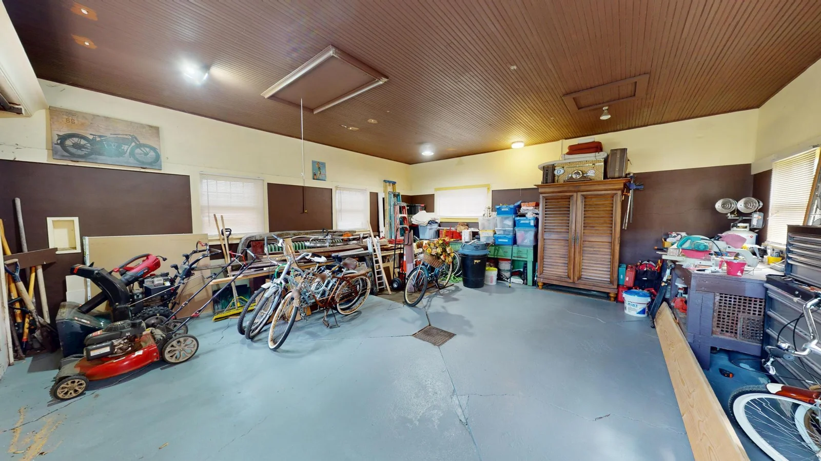Inside Garage
