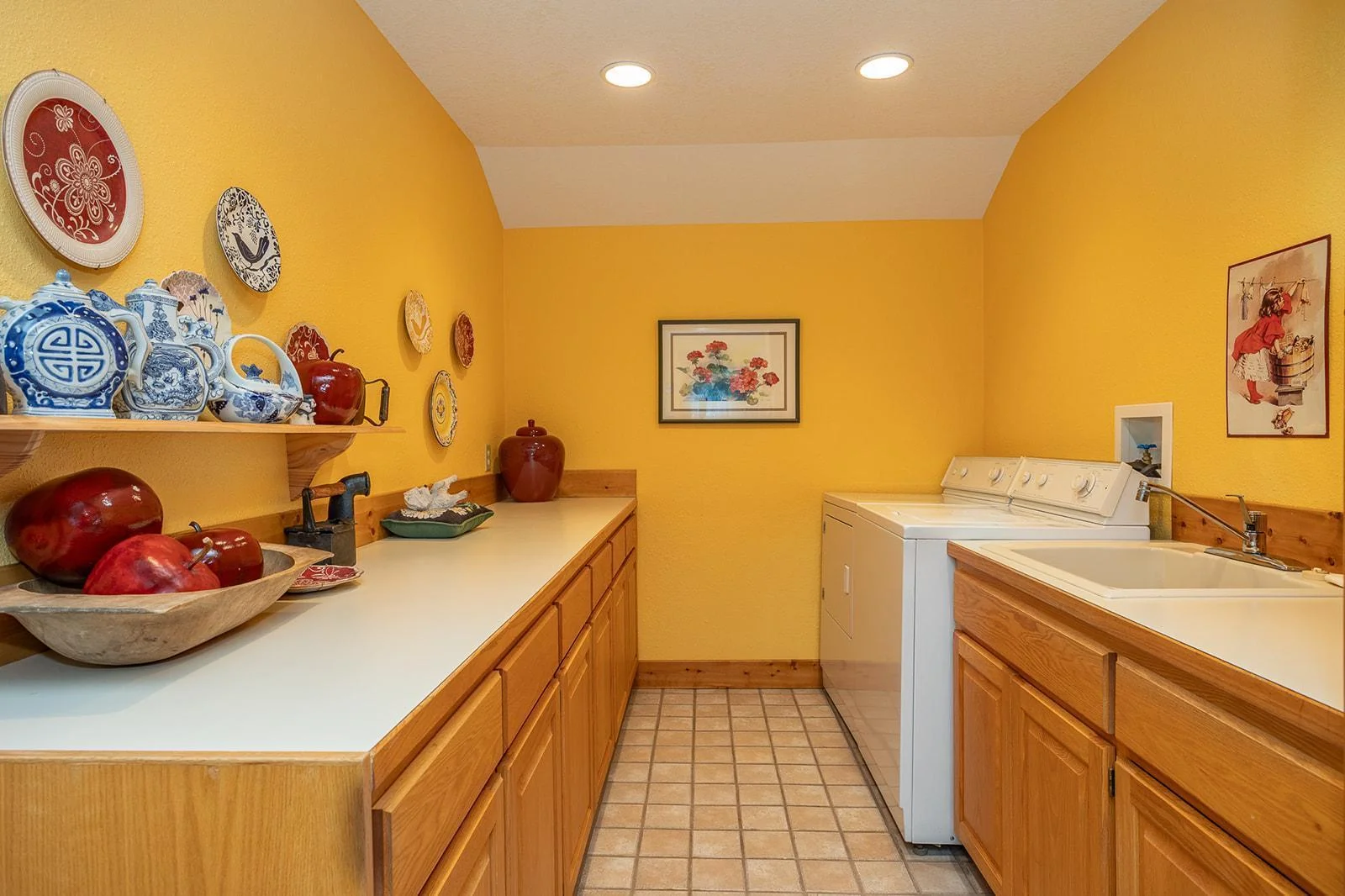 Main floor laundry room