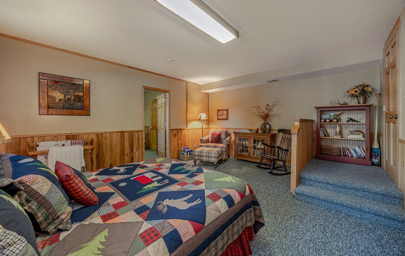Lower level bedroom