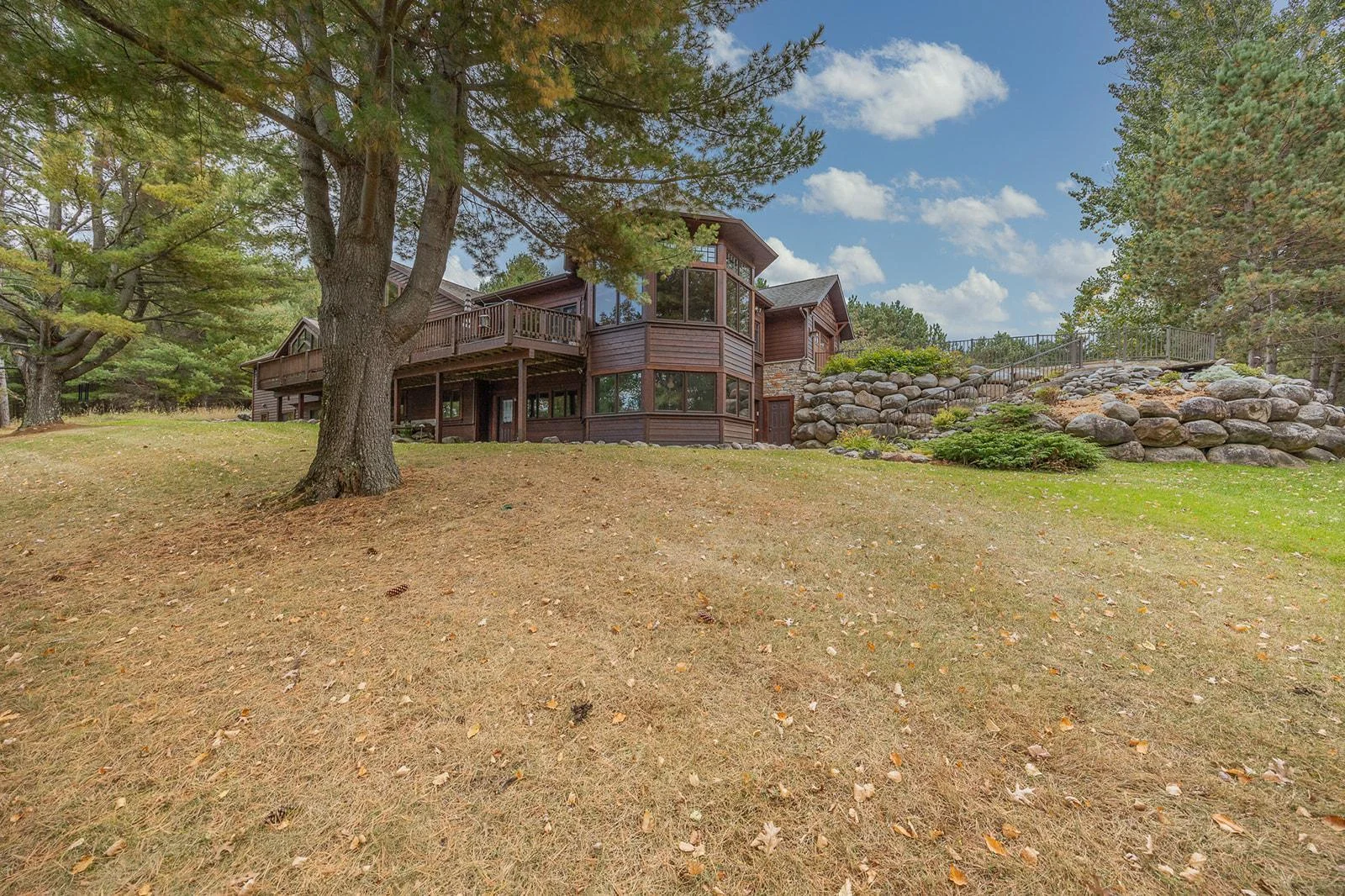 Views of home from lakeside