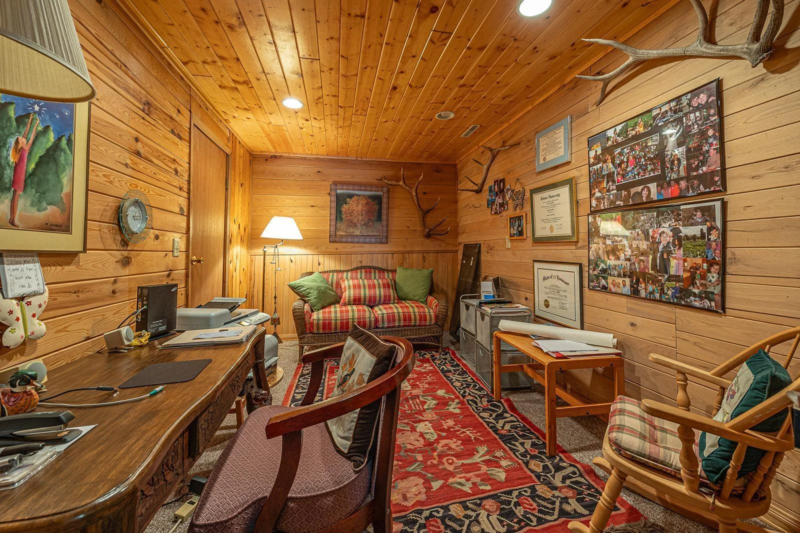 Lower level office