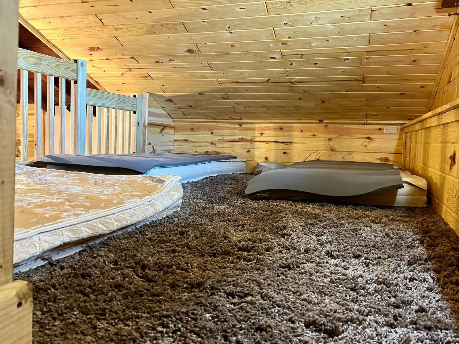 Loft for extra sleeping