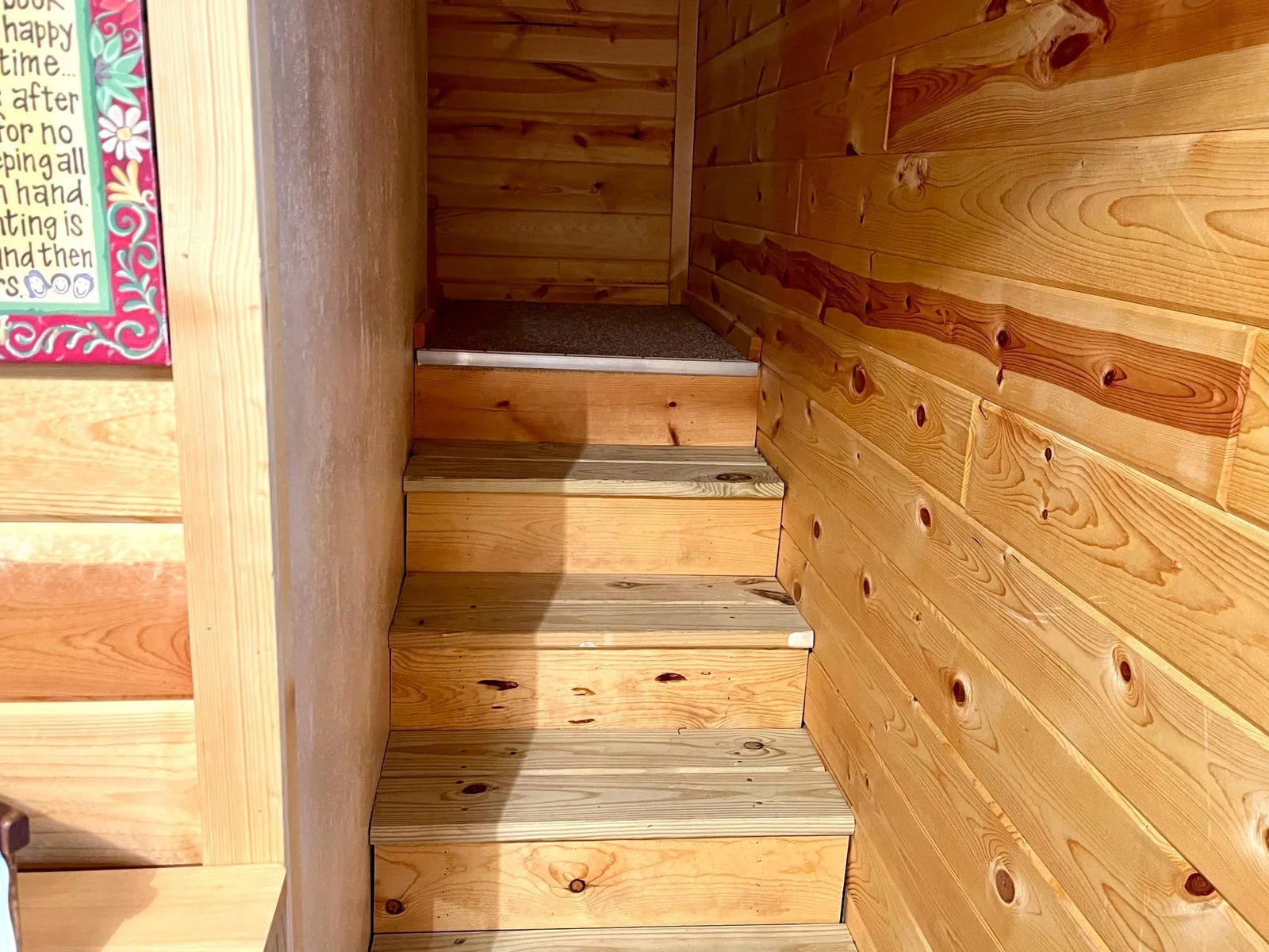 Stairs to loft