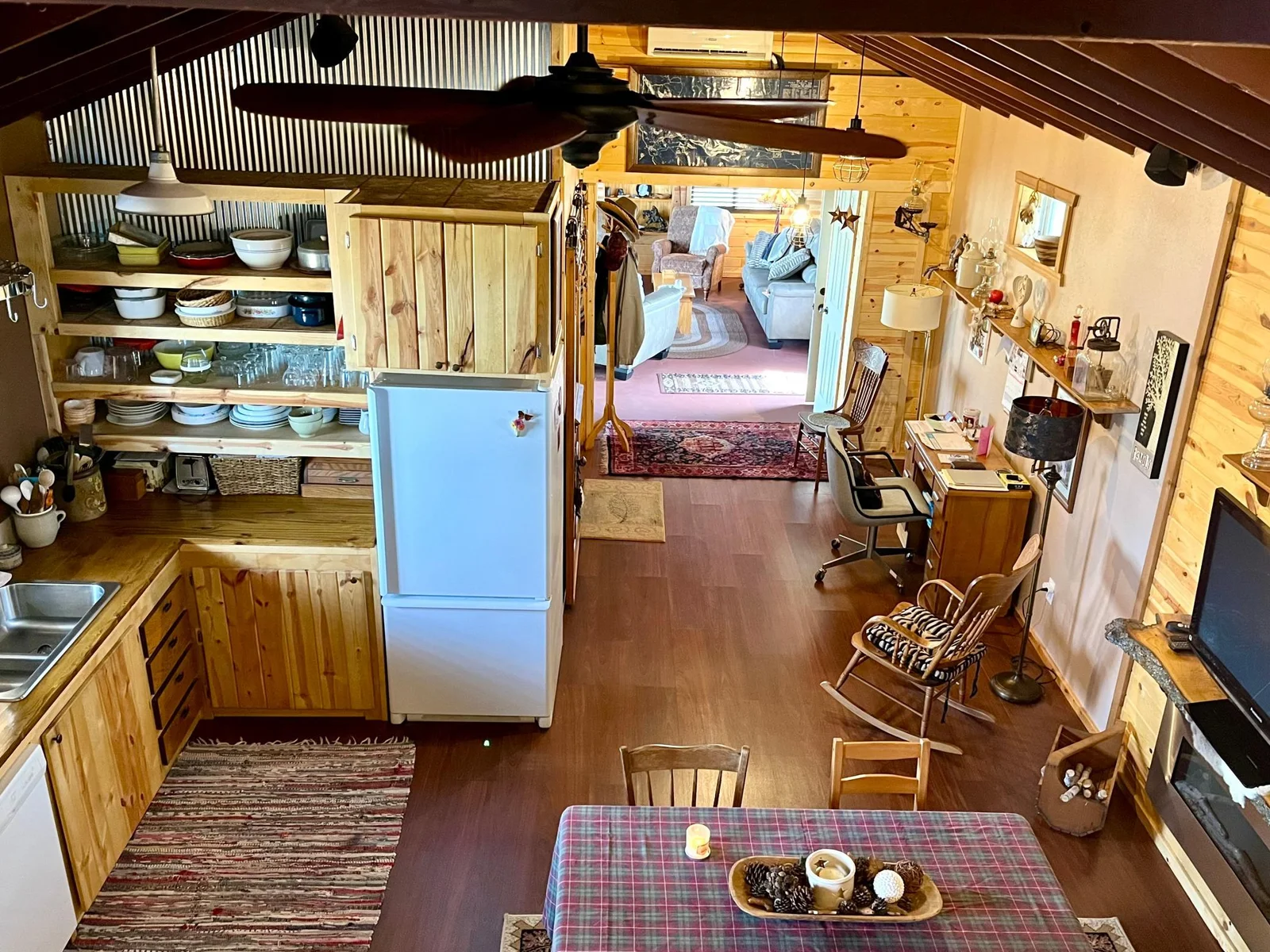 Vaulted kitchen