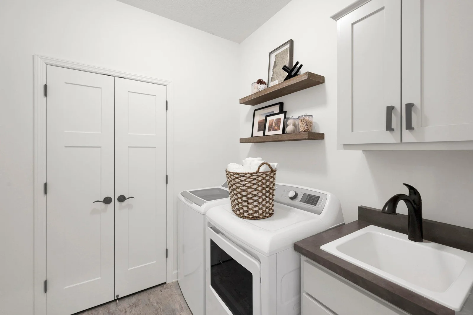 Pictures from previously built model home to showcase space. See listing agent for specific selections and options going into subject property.