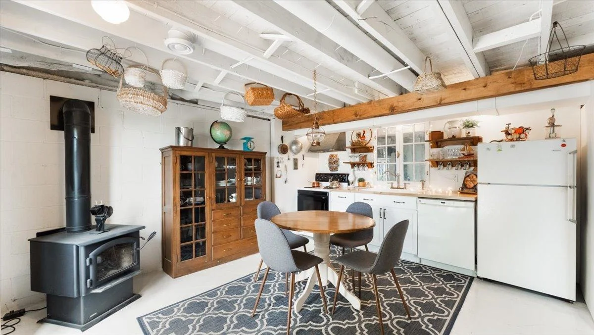 Lower Level features a kitchenette.