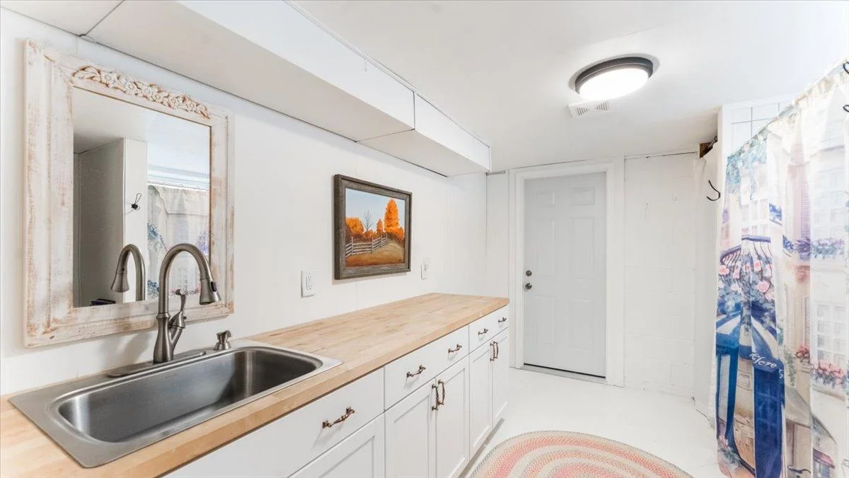 Lower level bathroom